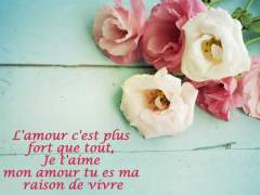 Images d'amour fleur